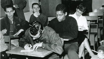 An integrated classroom, February 1959
